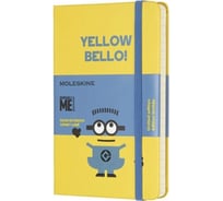 Блокнот Moleskine LE Minions Pocket, 192 стр., желтый, в линейку 430904LEMI01MM710M10