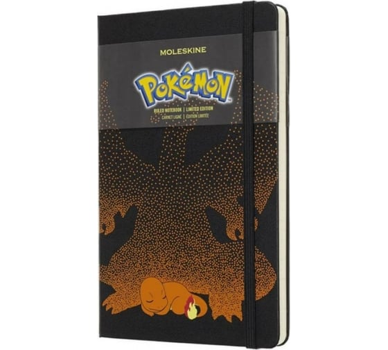 Блокнот Moleskine LE Pokemon Large, 240 стр., черный, в линейку 1028732LEPOQP060CM 1