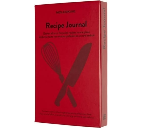 Блокнот Moleskine LE Passion Recipe Large, 400 стр., красный, в линейку, подар.кор. 1075050PASRECP