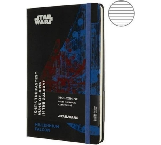 Блокнот Moleskine LE Star Wars Large, 192 стр., черный, в линейку 1137095LESWD01QP060 1