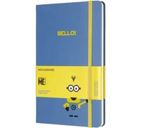 Блокнот Moleskine Minions Large LE, 240 стр., голубой, в линейку 430901LEMI01QP060B29