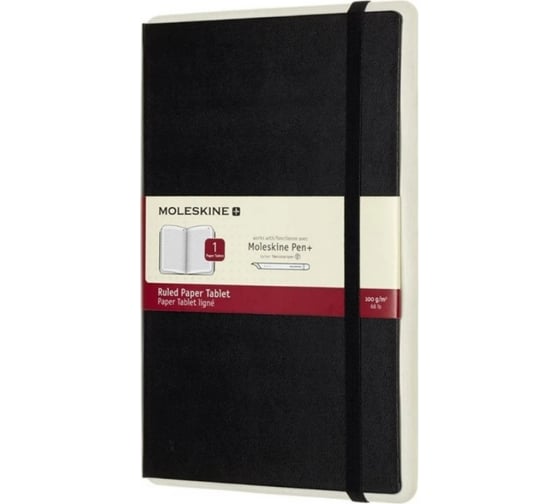 Блокнот Moleskine Paper Tablet Large, 176 стр., черный, пунктир 470485PTNL34HBK01 1