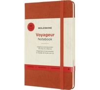 Блокнот Moleskine Voyageur Medium, 208 стр., красный, нелинованный 1139426VN002F6