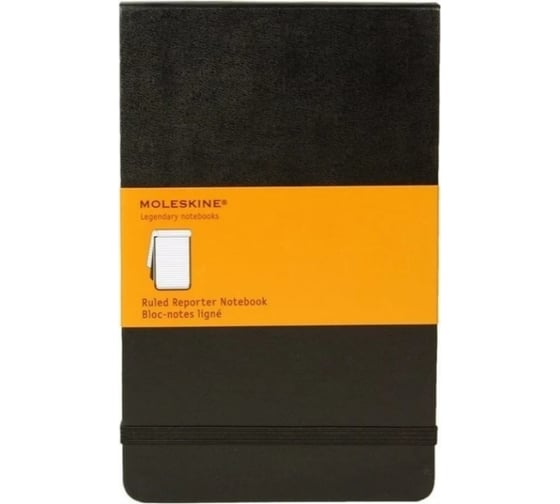 Блокнот Moleskine Reporter Large, 240 стр., черный, нелинованный 394734QP518 1