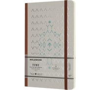 Блокнот Moleskine Time notebooks LE Large, 140 стр., коричневый, в линейку 485911LCTM33P