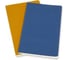 Набор Moleskine 2 блокнота Volant Large, 96 стр., синий/желтый, нелинованный 1095909QP723B41M17 2