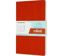Набор Moleskine 2 блокнота Volant Large, 96 стр., оранжевый/голубой, в линейку 1095900QP721F16B24