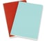 Набор Moleskine 2 блокнота Volant Large, 96 стр., оранжевый/голубой, нелинованный 1095902QP723F16B24 2