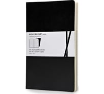 Набор Moleskine 2 блокнота Volant Large, 96 стр., черный, в линейку 385324QP721BK