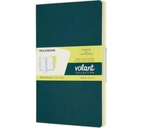 Набор Moleskine 2 блокнота Volant Pocket, 80 стр., зеленый/желтый, в линейку 1095910QP711K31M20
