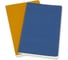 Набор Moleskine 2 блокнота Volant Pocket, 80 стр., синий/желтый, нелинованный 1095893QP713B41M17 3