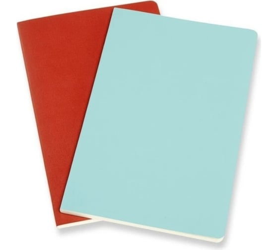 Набор Moleskine 2 блокнота Volant Pocket, 80 стр., оранжевый/голубой, в линейку 1095895QP711F16B24
