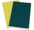 Набор Moleskine 2 блокнота Volant Pocket, 80 стр., зеленый/желтый, нелинованный 1095911QP713K31M20 3