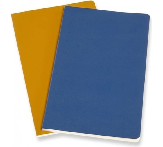Набор Moleskine 2 блокнота Volant Pocket, 80 стр., синий/желтый, в линейку 1095888QP711B41M17