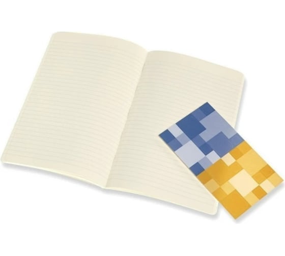 Набор Moleskine 2 блокнота Volant Pocket, 80 стр., синий/желтый, в линейку 1095888QP711B41M17