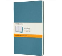 Набор Moleskine 3 блокнота Cahier Journal Large, 80 стр., голубой, в линейку 1128168CH016B44