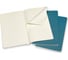 Набор Moleskine 3 блокнота Cahier Journal Large, 80 стр., голубой, нелинованный 1128180CH018B44 2