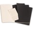 Набор Moleskine 3 блокнота Cahier Journal Large, 80 стр., черный, в клетку 394741QP317 3