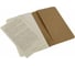 Набор Moleskine 3 блокнота Cahier Journal Pocket, 64 стр., бежевый, нелинованный 385310QP413 3