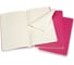 Набор Moleskine 3 блокнота Cahier Journal Pocket, 64 стр., розовый неон, в линейку 1128342CH011D17 3