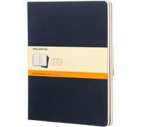 Набор Moleskine 3 блокнота Cahier Journal XL, 120 стр., синий индиго, в линейку 394920CH221