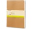 Набор Moleskine 3 блокнота Cahier Journal XL, 120 стр., бежевый, нелинованный 385203QP423 1