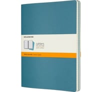 Набор Moleskine 3 блокнота Cahier Journal XL, 120 стр., голубой, в линейку 1128194CH021B44