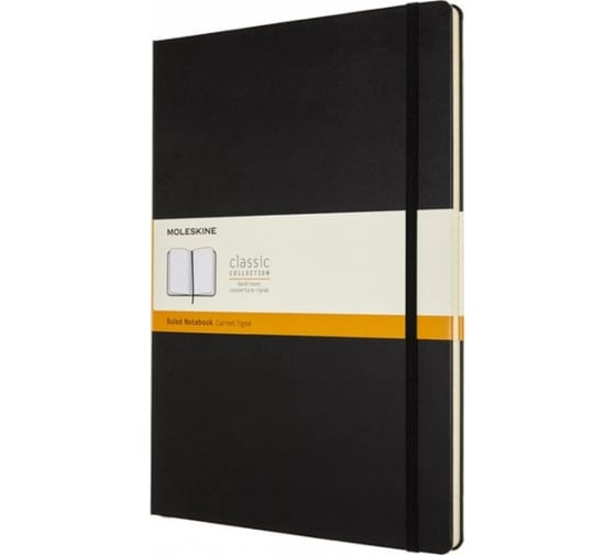Блокнот Moleskine Classic A4, 192 стр., черный, в линейку 1139281QP110 1
