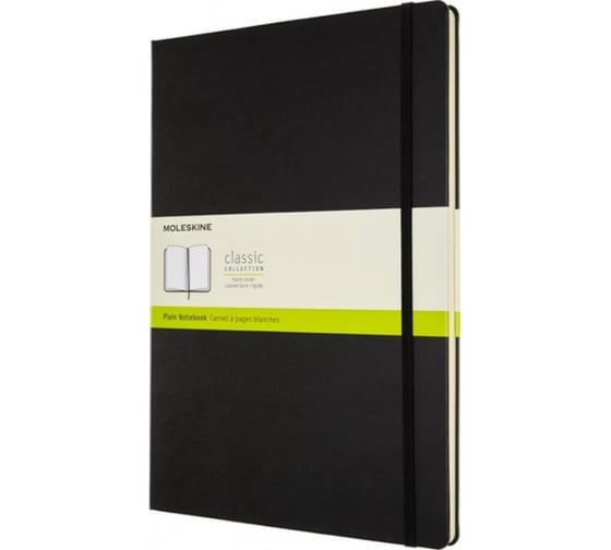 Блокнот Moleskine Classic A4, 192 стр., черный, нелинованный 1139285QP112 1