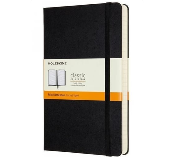 Блокнот Moleskine Classic Expended Large, 400 стр., черный, нелинованный 1127529QP062EXP 1