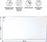 Магнитно-маркерная доска Berlingo Premium SDm01050 120х240 см, алюминиевая рамка, полочка SDm_01050 4