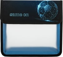 Папка для тетрадей ЮНЛАНДИЯ Digital Ball А5, пластик, 2 отделения, клапан на липучке 271491