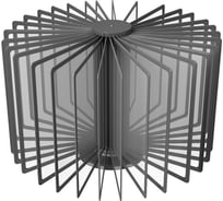 Настольная демосистема ProMega А4 вращающаяся 30 панелей серый 1565421