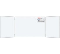 Магнитно-маркерная доска BRAUBERG 3-элементная, 100x150/300 см, белая 238035