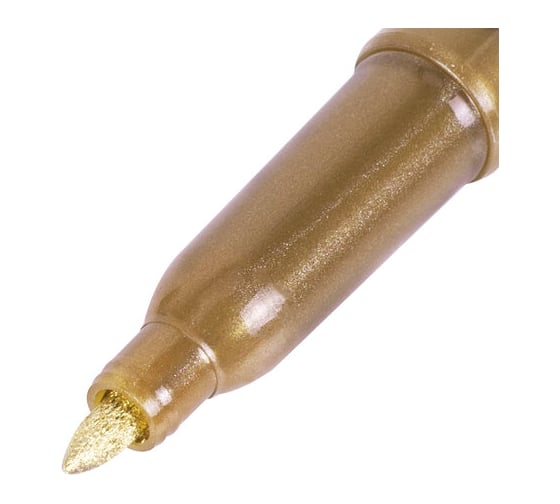 Маркер для декорирования и рисования BRAUBERG Art Metallic золотистый, линия письма 1-3 мм 152438