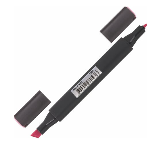 Двусторонний маркер для скетчинга BRAUBERG Art Classic 1 мм - 6 мм, бледно-розовый R604 151811 1