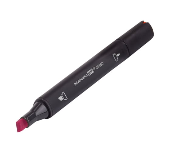 Двусторонний маркер для скетчинга BRAUBERG Art Classic 1 мм - 6 мм, бледно-розовый R604 151811