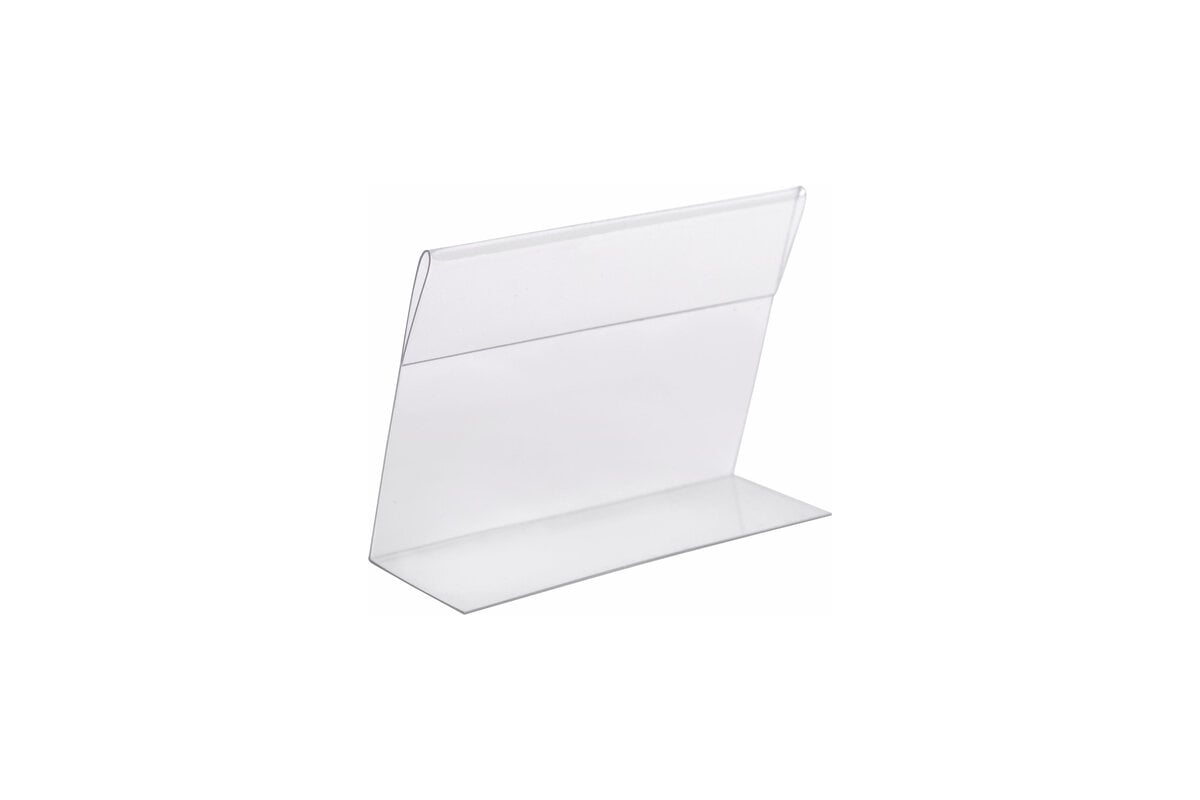 Держатели для ценников BRAUBERG 70x50 мм, комплект 20 шт, ПЭТ, 0,5 мм ...