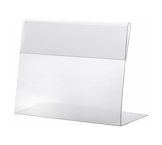 Держатели для ценников BRAUBERG 70x50 мм, комплект 20 шт, ПЭТ, 0,5 мм 291278