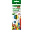 Цветные карандаши утолщенные Kids BRAUBERG 6 цветов, грифель 5 мм 4 шт 181877 1