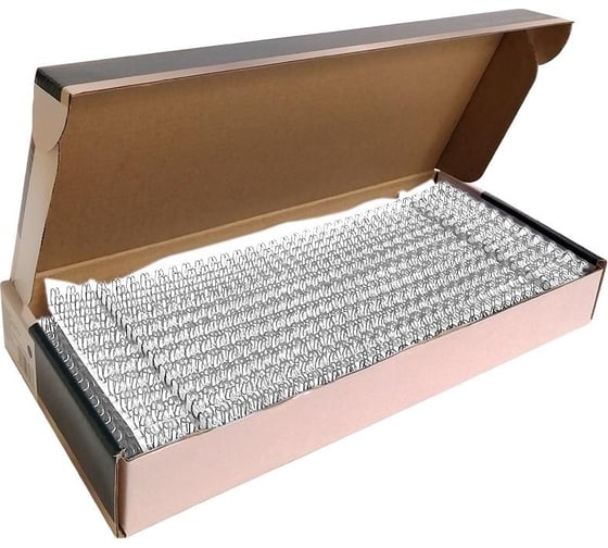 Металлические пружины Office Kit d 6.4 мм (1/4), серебряные, 100 шт. OKPM14S 1