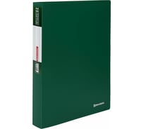 Папка BRAUBERG Office 60 вкладышей, зеленая, 0.6 мм 271330