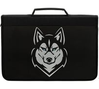 Папка для труда BRAUBERG Husky на молнии, А4, с ручкой, 1 отделение, органайзер 271450