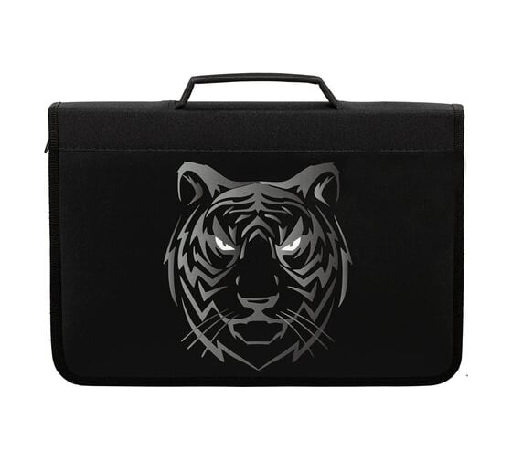 Папка для труда BRAUBERG Tiger на молнии, А4, с ручкой, 1 отделение, органайзер 271449 1