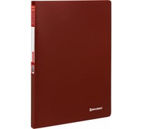 Папка BRAUBERG Office 40 вкладышей, красная, 0.6 мм 271328