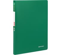 Папка BRAUBERG Office 30 вкладышей, зеленая, 0.5 мм 271326
