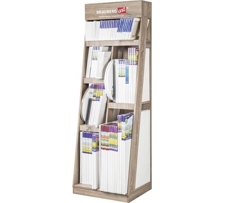 Напольная стойка под холсты BRAUBERG Art дерево, 180x60x50 см 505917