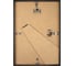 Рамка BRAUBERG Slim 21x30 см, черная, пластик, багет 8 мм, плотный задник с ножкой, акриловый экран 391317 4