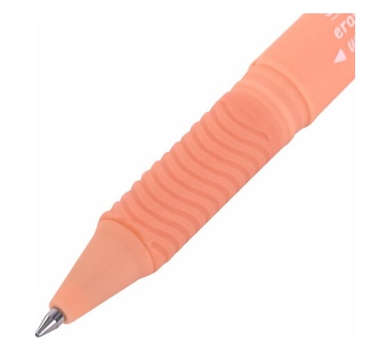 Стираемая гелевая ручка BRAUBERG Soft silk Pastel с грипом, синяя, корпус ассорти, узел 0.7 мм 143934