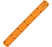 Линейка BRAUBERG Flex 30 см, гибкая, пластиковая, ассорти, европодвес 210675